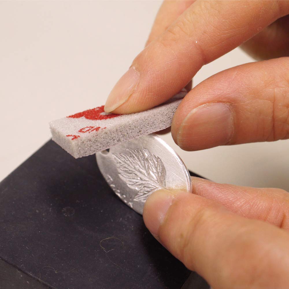 Amazon.co.jp: アートクレイシルバー20g スポンジ研磨材3種セット付